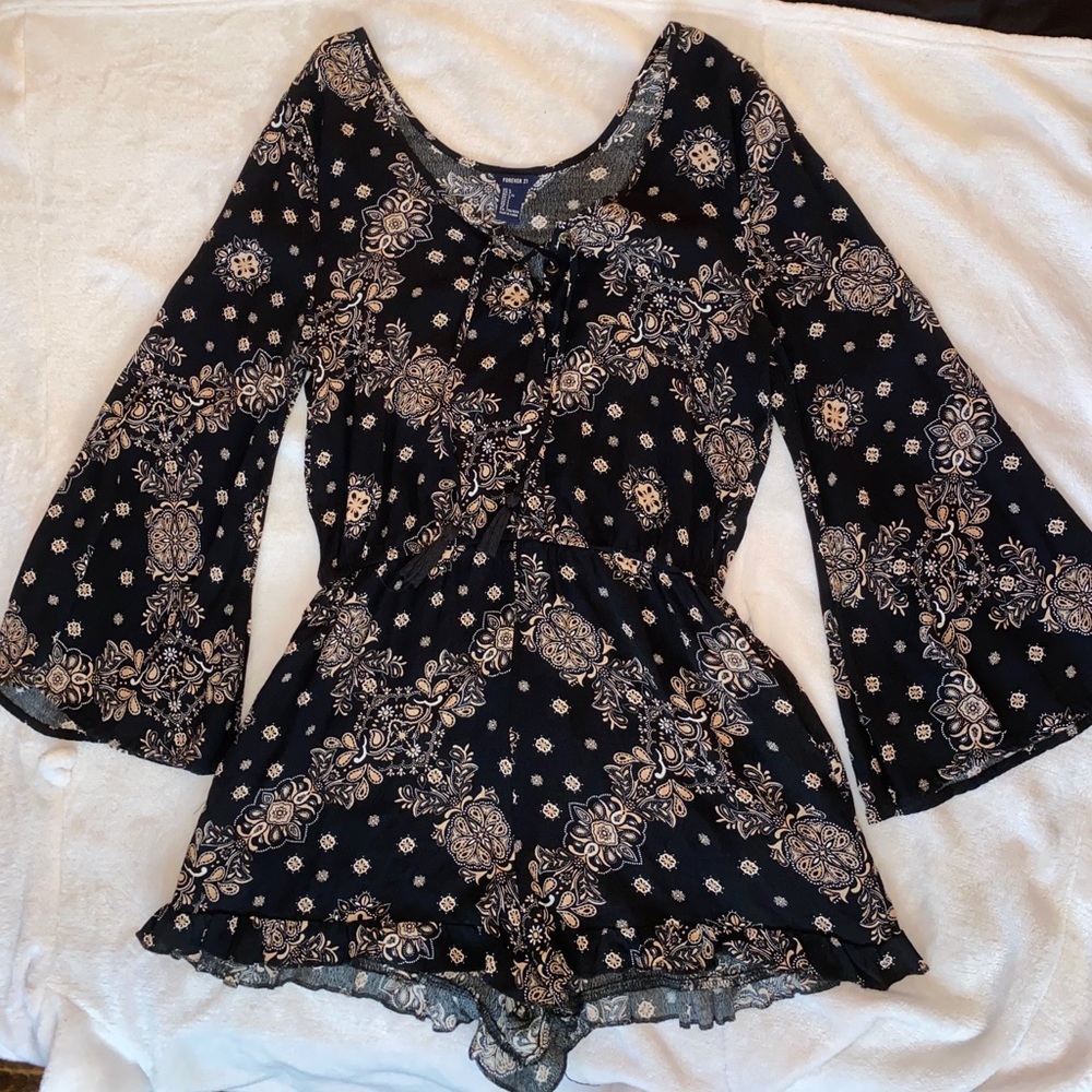 Forever 21 Sheer romper NEVER WORN